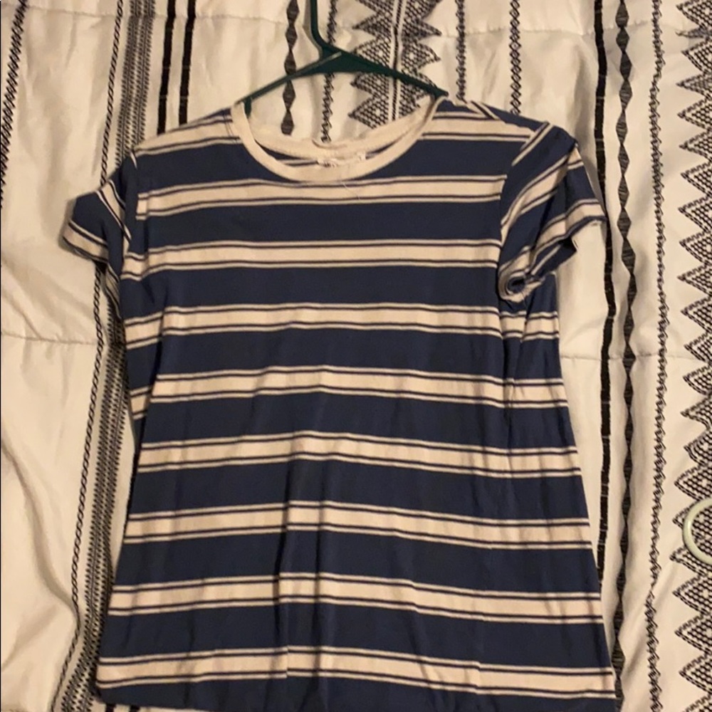 Blue stripe shirt